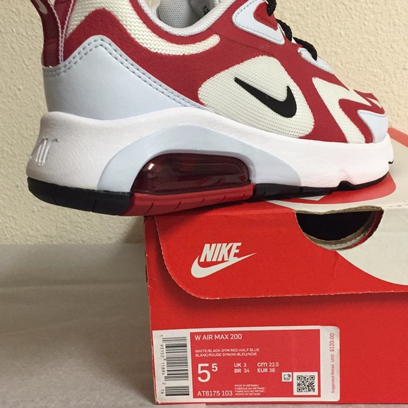 NIKE AIR MAX 200 (5.5) WOMENS SHOES - Picture 4 of 8